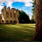 Aproaching Wenlock Priory