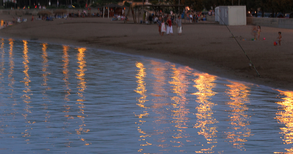 Aprovechando la ultima luz del día