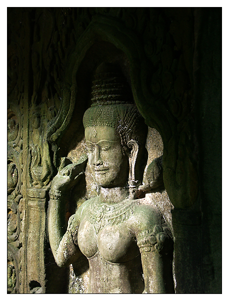Apsara im Ta Prohm - Siem Reap, Kambodscha