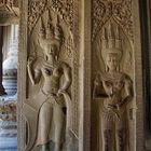 Apsara in den Gängen von Angkor Wat