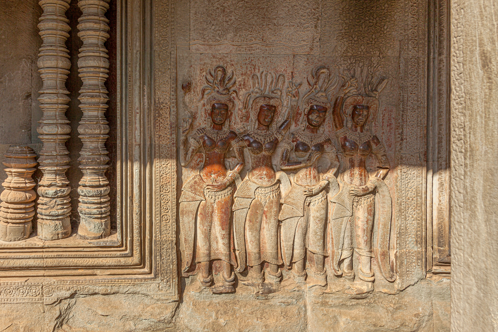 Apsaras im Angkor Wat Tempel