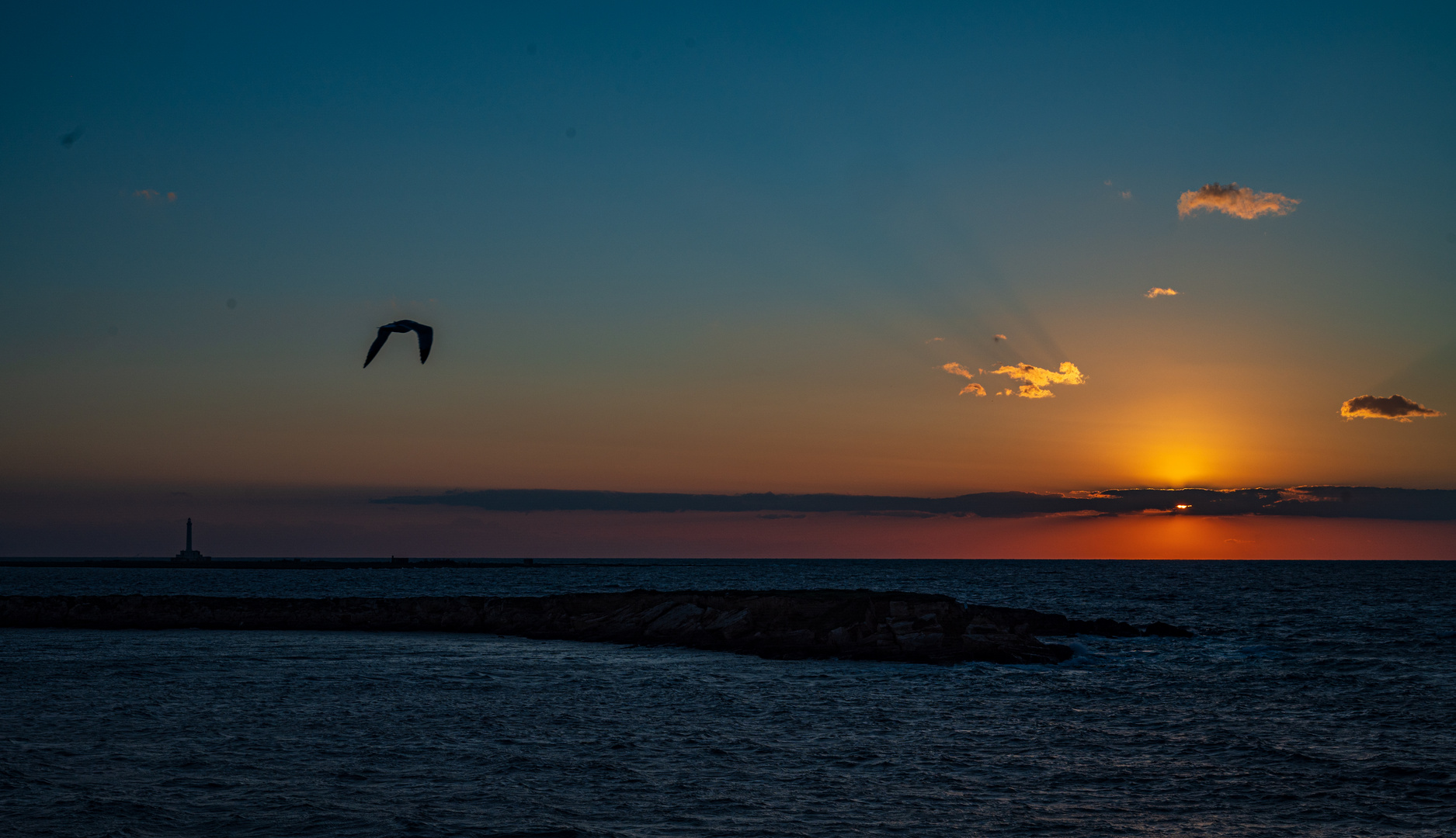 Apulien Sonnenuntergang