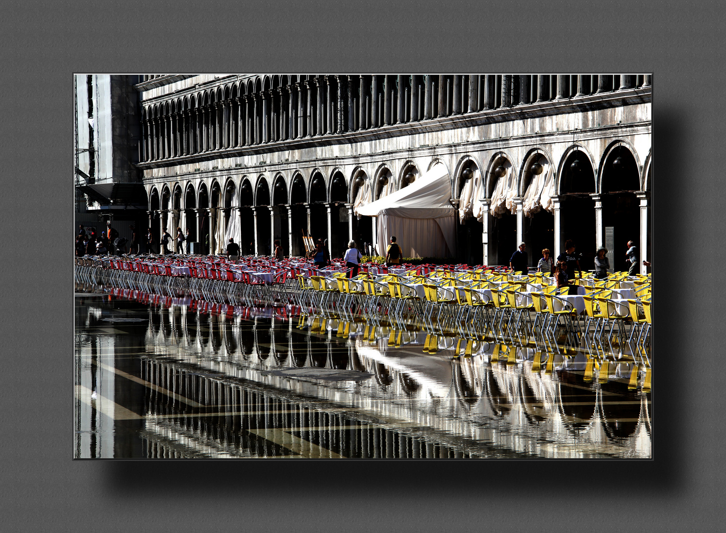 Aqua alta in Venedig