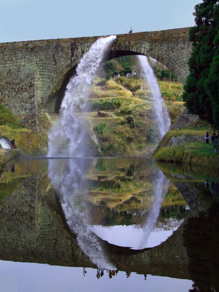 Aquädukt in Kumamoto, Japan