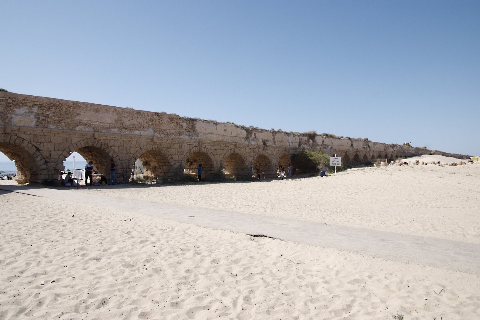 Aquädukt zur Wasserversorgung in Caesarea (Israel)......