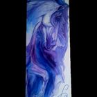 Aquarell - Acryl Gemälde "Silentium"