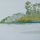 Aquarell am Seddiner See 1