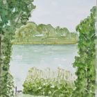 Aquarell am Seddiner See 4