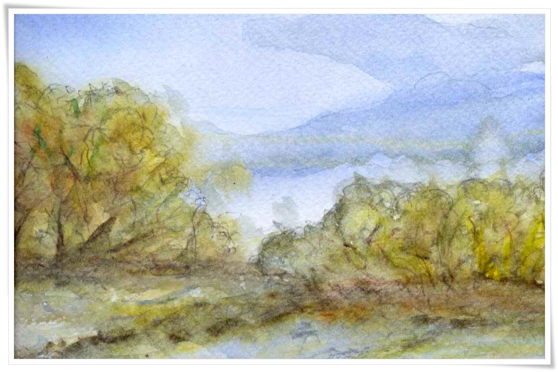 Aquarell Frühling