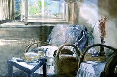 Aquarell: In a quiet room