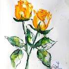 Aquarell Rosen...I