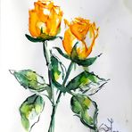 Aquarell Rosen...I