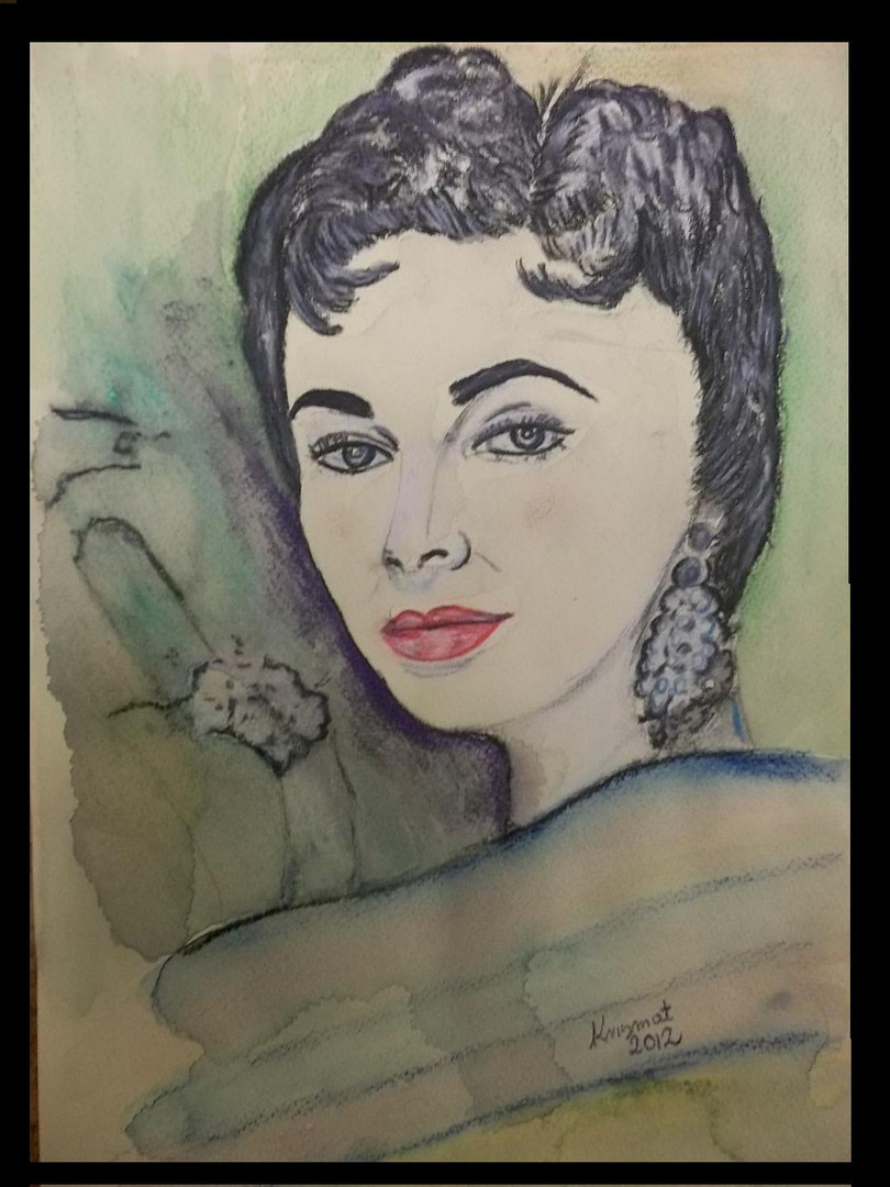 Aquarelle Bilder Liz Taylor