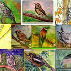 aquarelle Bilder Vogel