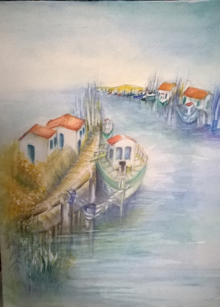  Aquarelle  ILE OLERON 