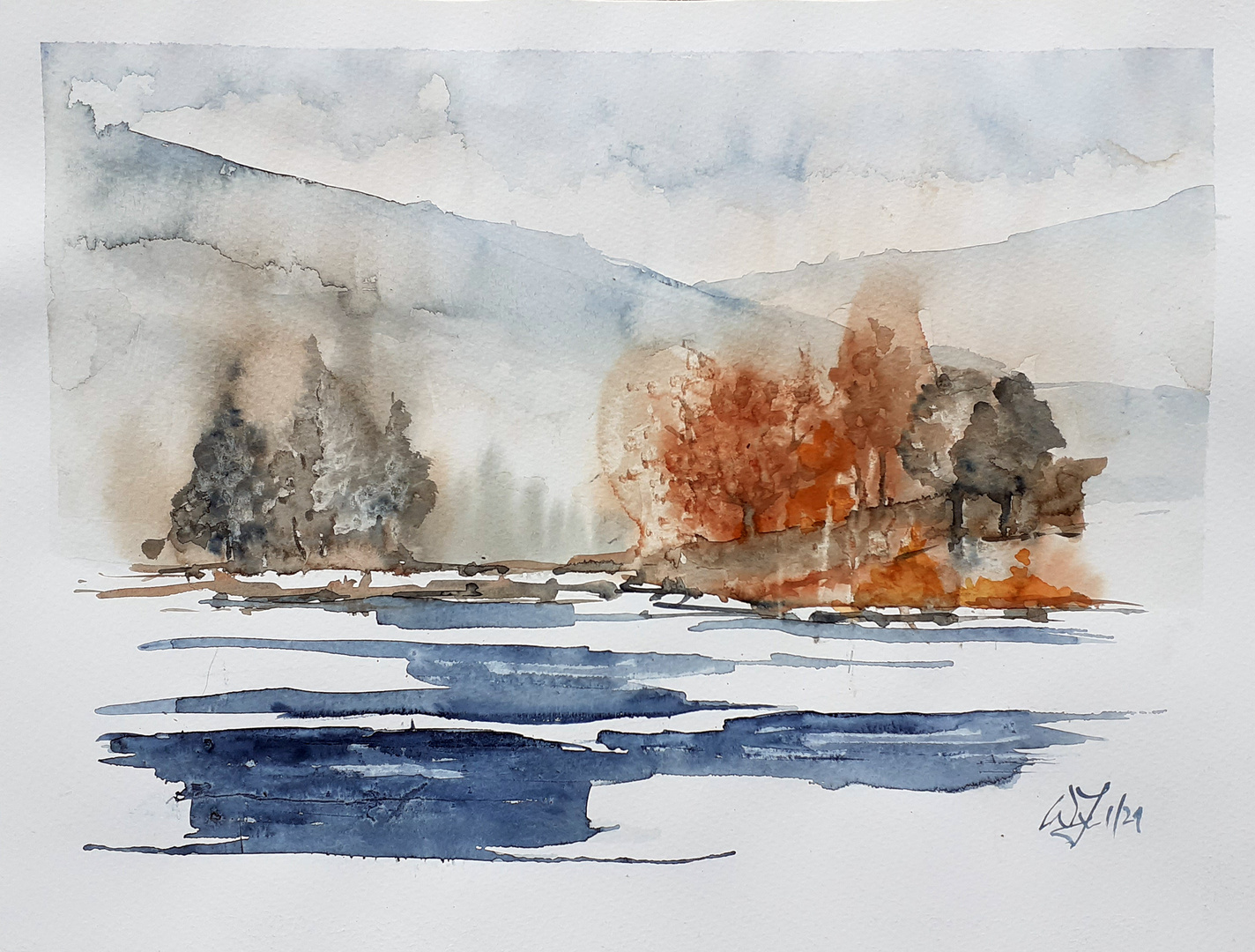 Aquarell_Winter Fantasie