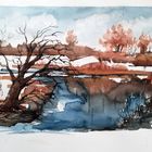 Aquarell_Winterlandschaft