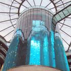 Aquarium, 16 m hoch,  mit Lift innen