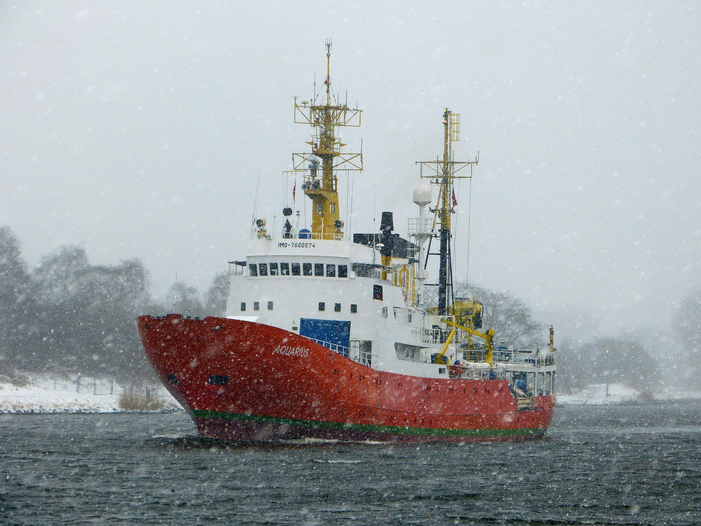 Aquarius im Nord - Oszsee Kanal