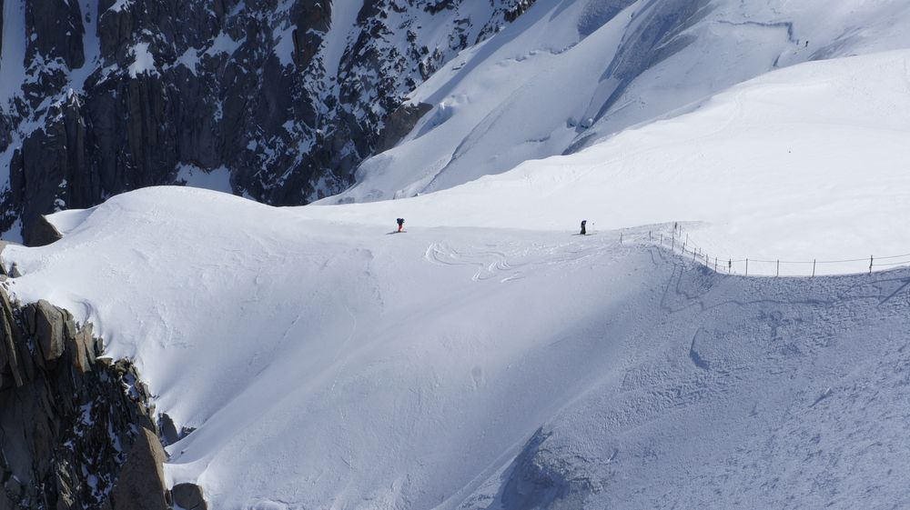 A´quille du midi ( Mont Blanc ) 3842m von Mathias Lübkert 