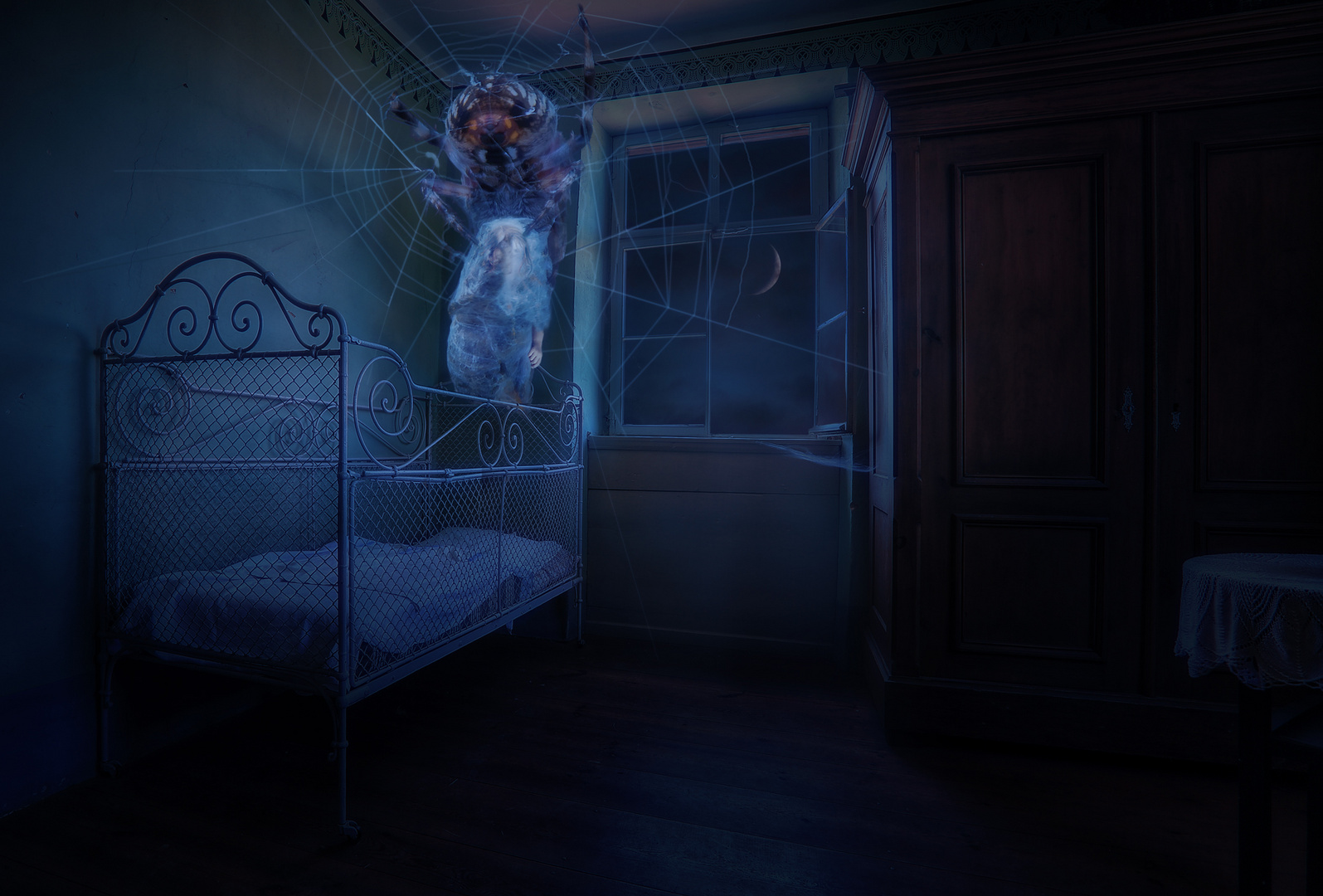 Arachnophobia Foto & Bild fotomontage, bearbeitungs techniken