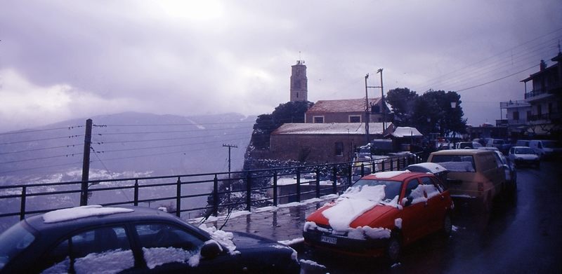 Arachova im Schnee