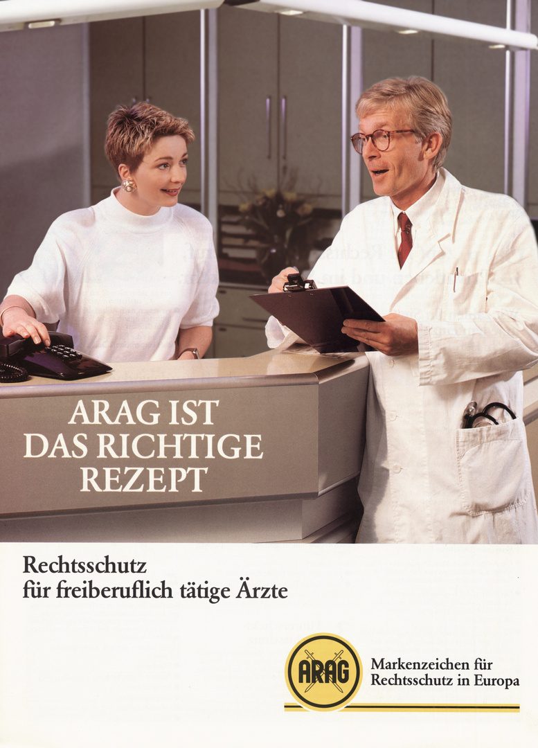 Arag Werbung 1985 Foto Bild Werbe Und Produkt Fotografie Flyer Medien Und Werbung Bilder Auf Fotocommunity