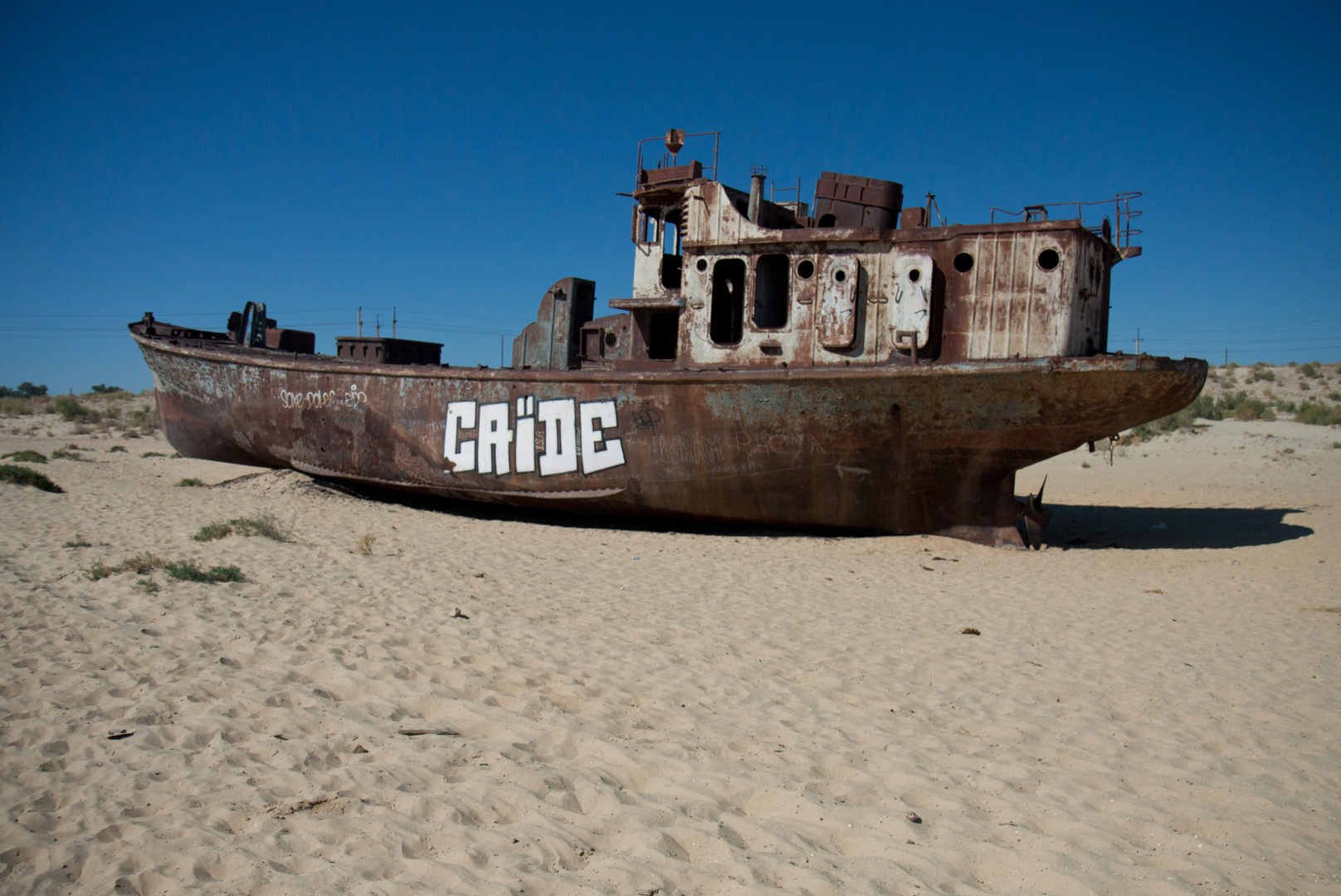 Aral sea left over