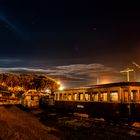 Arbatax Hafen bei Nacht / Industriehafen