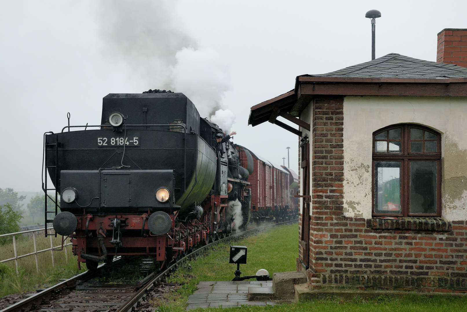 Arbeit am Ablaufberg