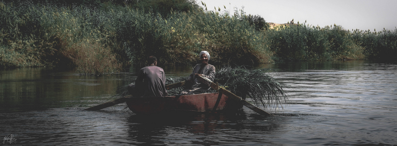 Arbeit am längsten Fluss der Erde