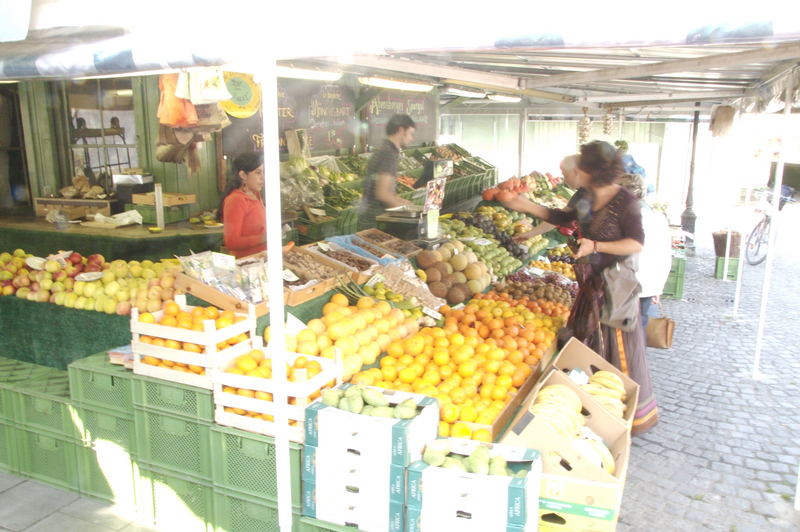 Arbeit am Viktualienmarkt