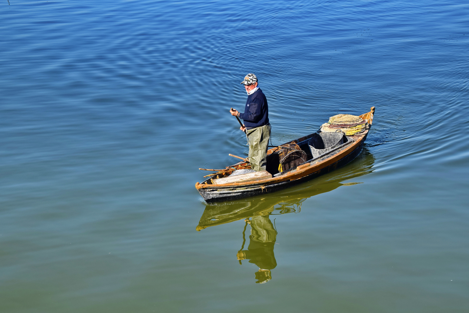 Arbeit auf dem Wasser