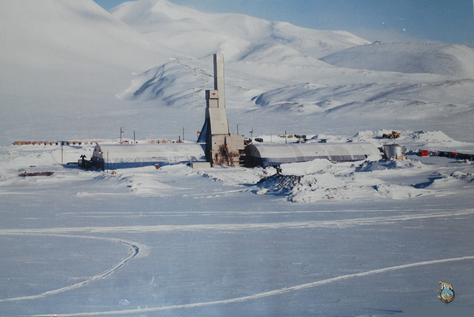 Arbeit auf Spitzbergen - Bohrturm T 43