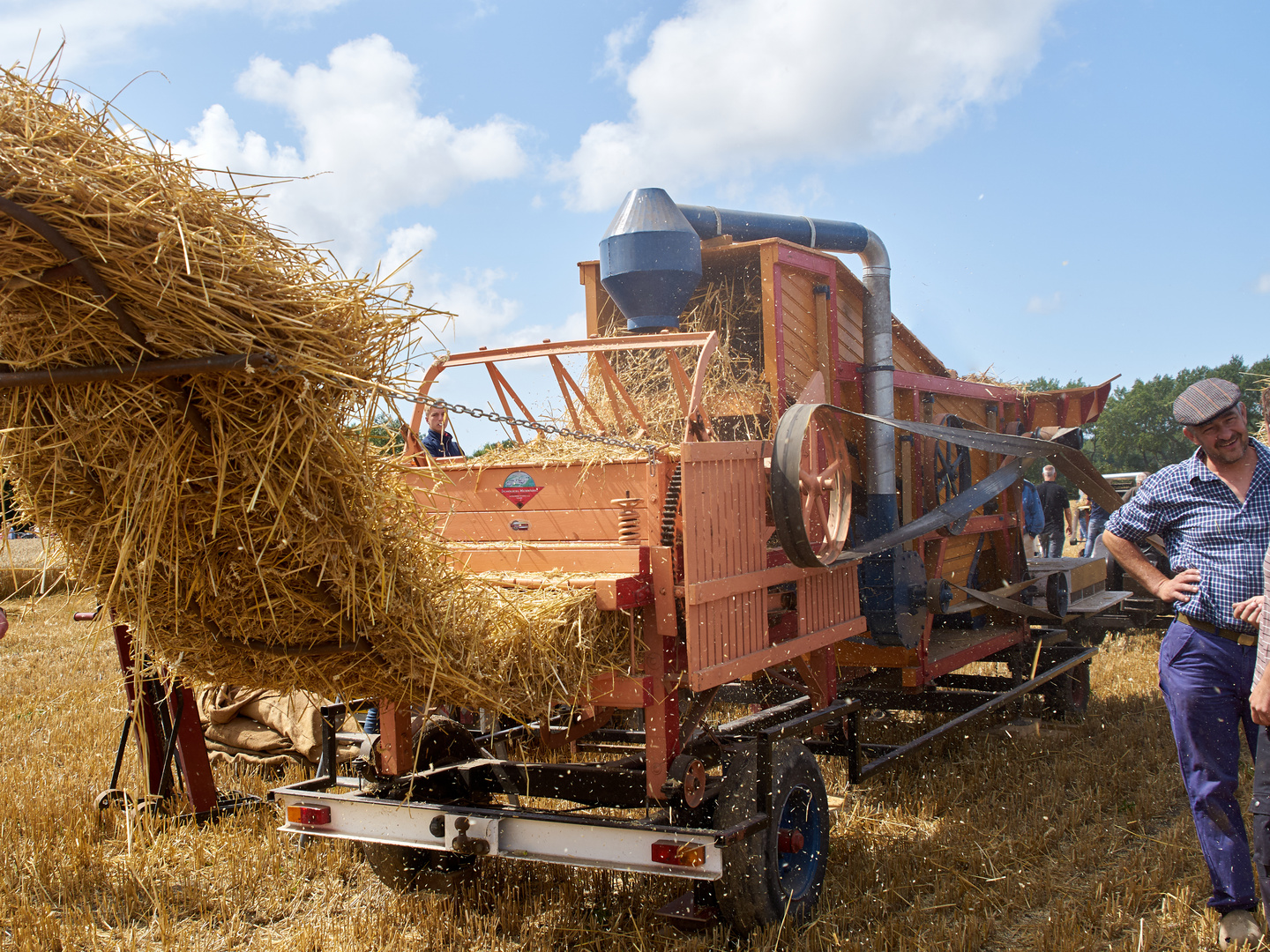 Arbeit bei der Ernte 2