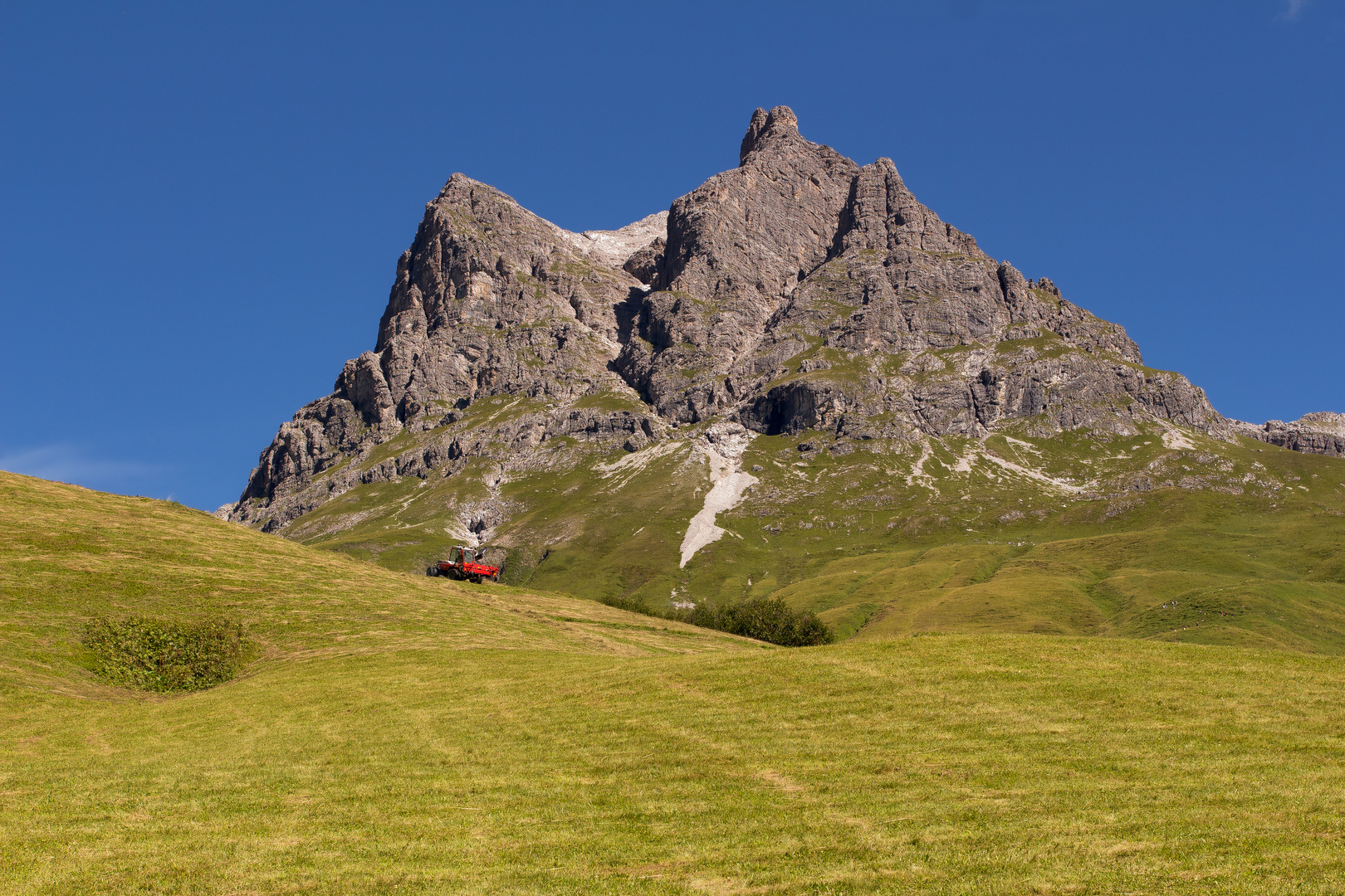 Arbeiten am Berg