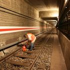 Arbeiten im U-Bahntunnel