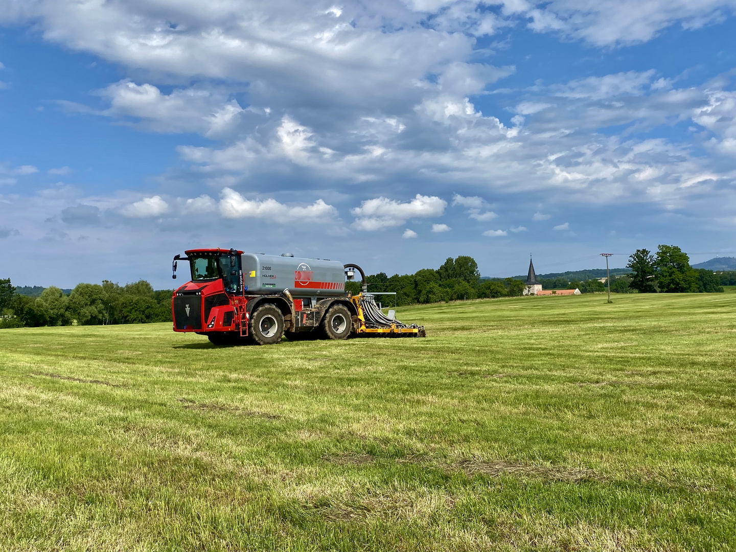 Arbeiten in der Landwirtschaft...