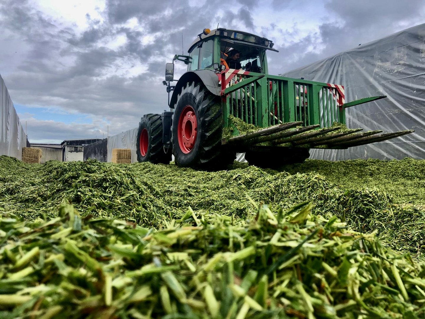 Arbeiten in der Landwirtschaft...