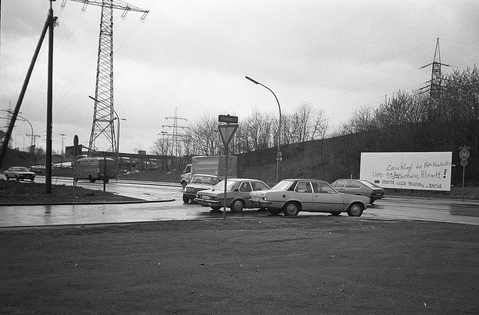 Arbeiter gegen Faschismus - Demonstrationsaufruf 1985