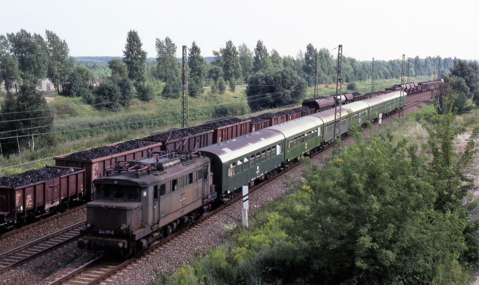 Arbeiterzug bei Böhlen