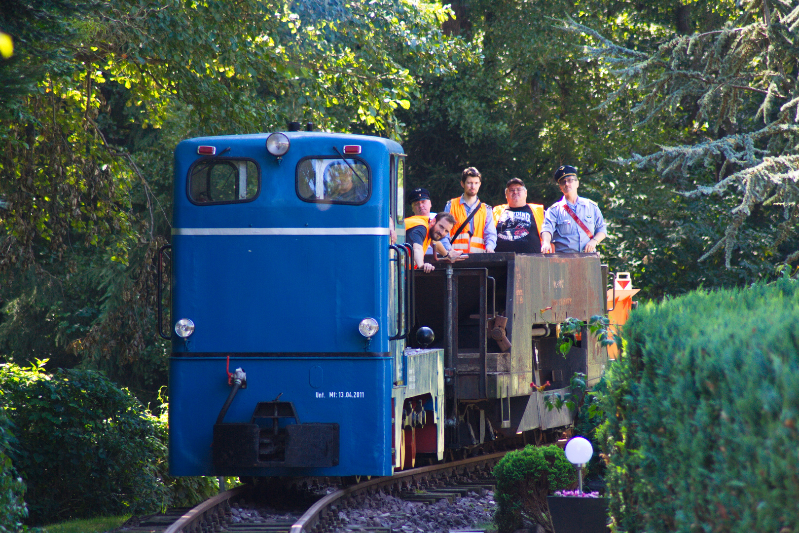 Arbeitseinsatz beim Traditionsverein Kleinbahn des Kreises Jerichow I e.V. Magdeburgerforth