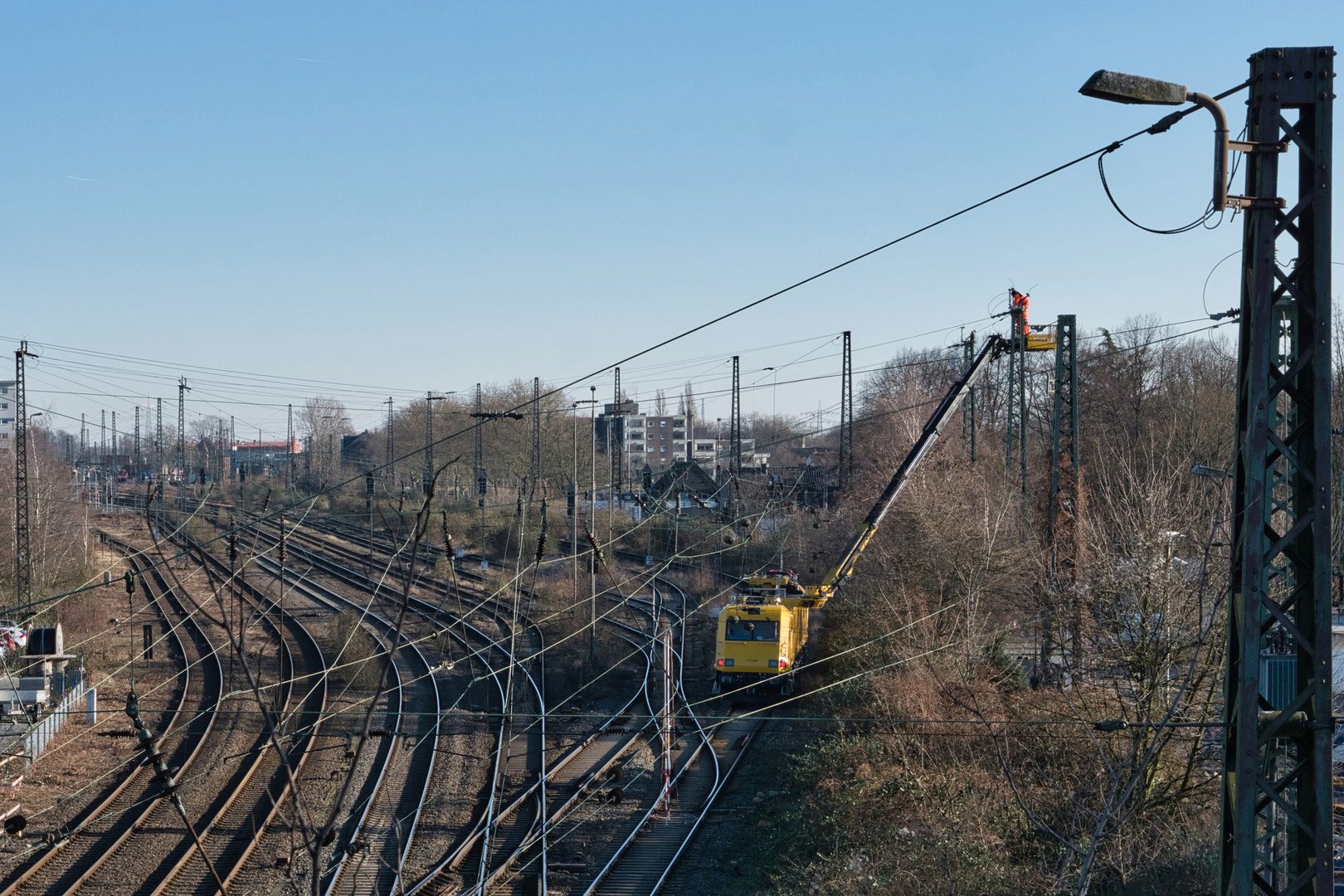 Arbeitseinsatz in luftiger Höhe