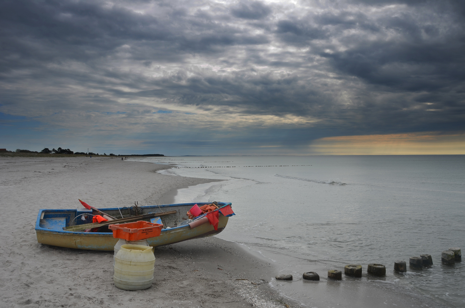 Arbeitspause am Strand