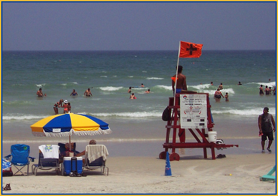 Arbeitstag an Daytona Beach