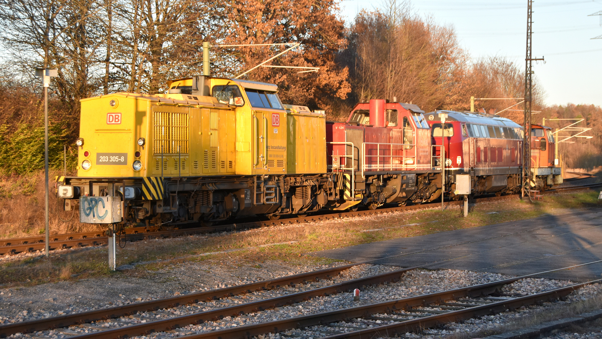 Arbeitsvorrat der ALSTOM Lokomotiven Service GmbH in Waibstadt 24.11.2021