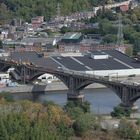  Arbeitszug auf der Brücke von Sclessin (B)