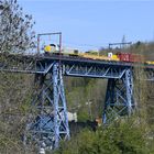 Arbeitszug auf der Brücke von Tilleur (B)