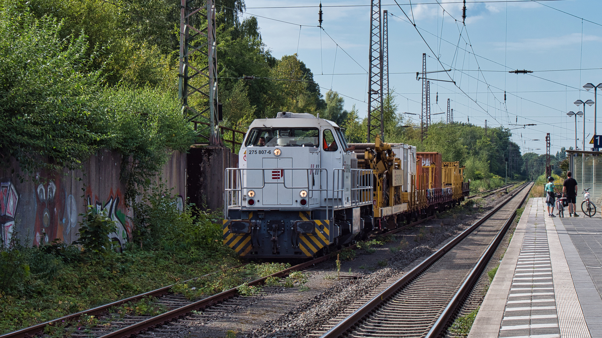 Arbeitszug in Gladbeck West