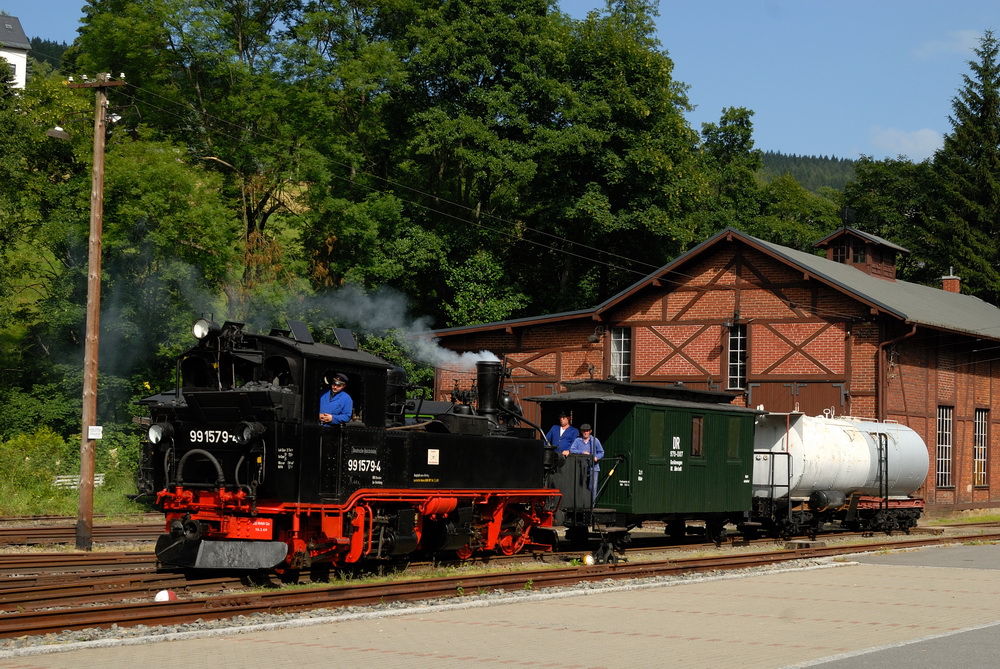 Arbeitszug in Oberrittersgrün